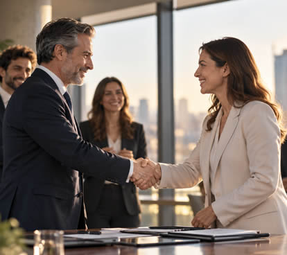 http://Dos%20profesionales%20estrechan%20la%20mano%20durante%20un%20encuentro%20de%20cooperación%20empresarial